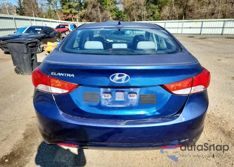 2013 Hyundai Elantra Gls из США, поврежденный, VIN KMHDH4AE4DU490559